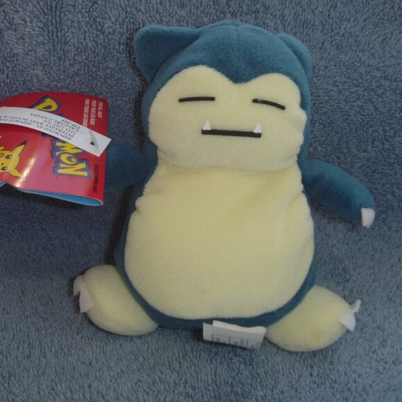 **2 FOR $60**  1998 Pokemon Plush - SNORLAX (NWT) - Picture 1 of 5
